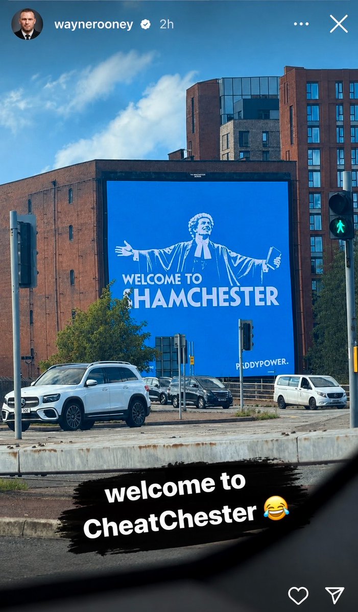 OTPipers's tweet photo. 🚨(🔴) Wayne Rooney on IG: “Welcome to CHEATCHESTER” 🤣 https://t.co/8OflvHobhU