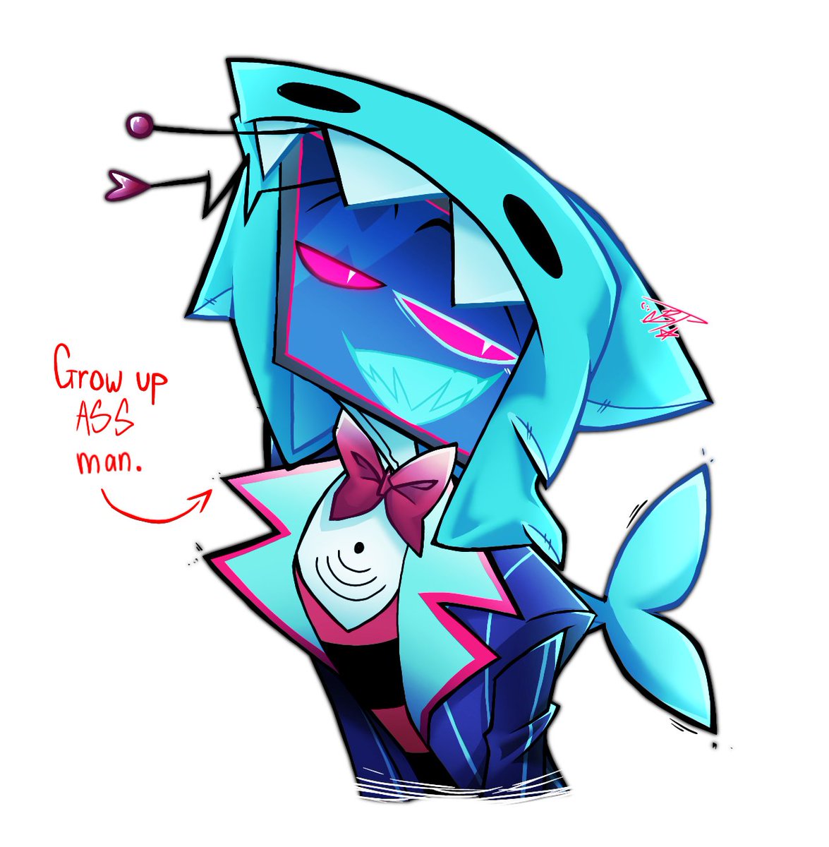TrungBoaBT15's tweet photo. Shark.
#Hazbinhotel | #HazbinhotelVox #Vox - πΊπ¦ https://t.co/WiBeGqdAhm