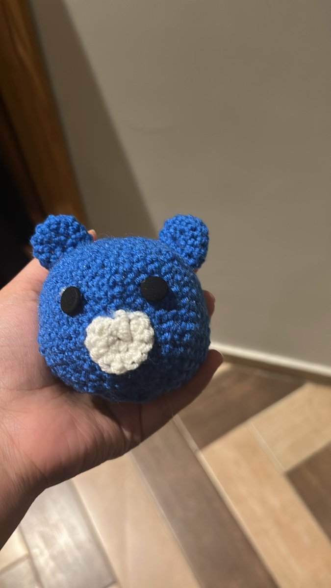 LayanAlmarei's tweet photo. First time making teddy 💙 https://t.co/PGjz4bcToV