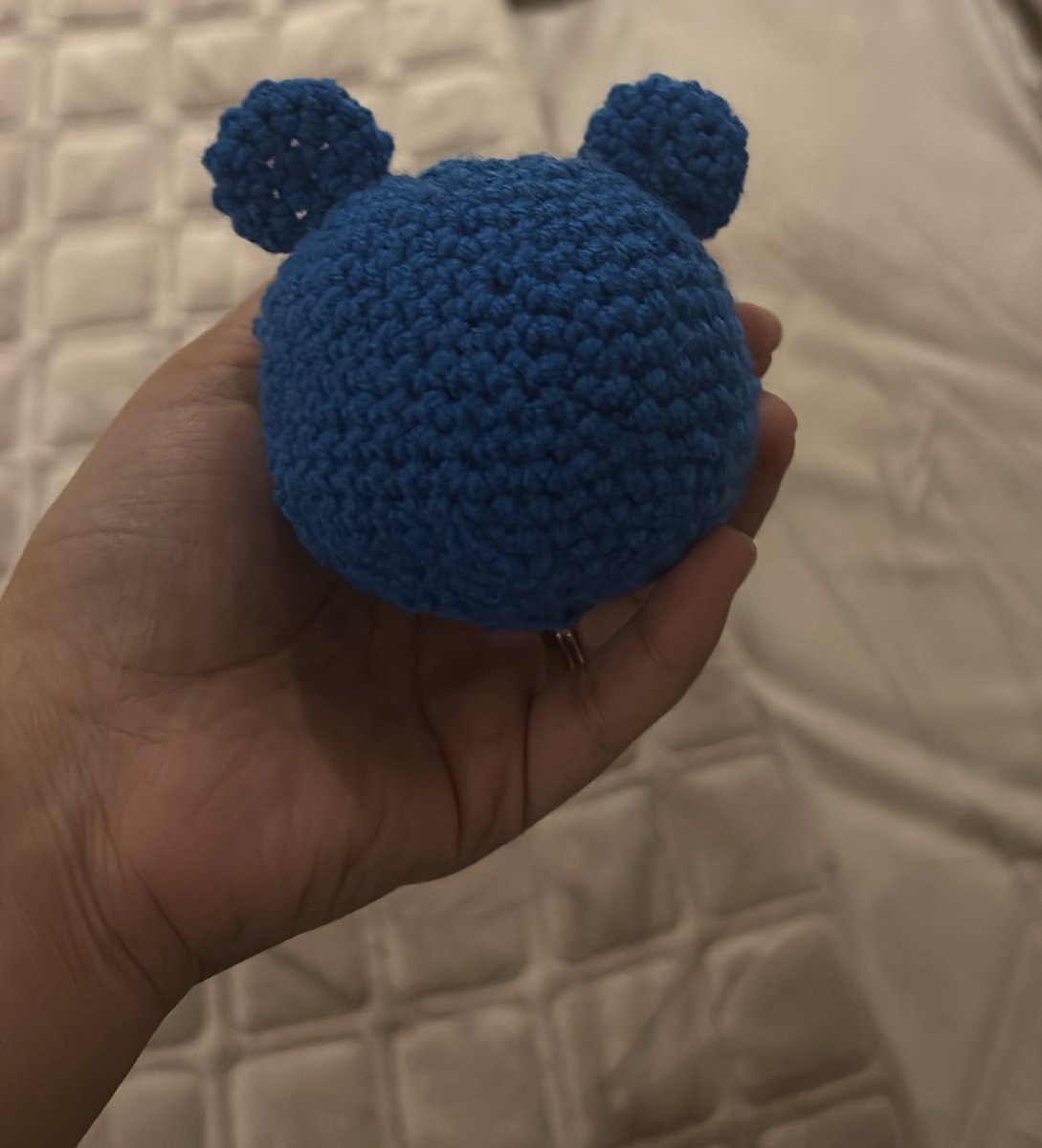 LayanAlmarei's tweet photo. First time making teddy 💙 https://t.co/PGjz4bcToV