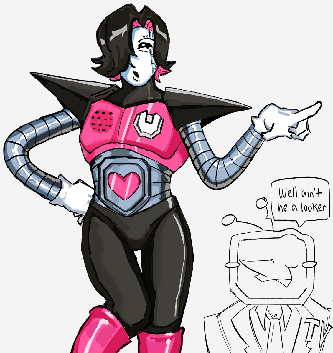 orangefishegg's tweet photo. I agree tenna #mettaton https://t.co/reJUGrpToT