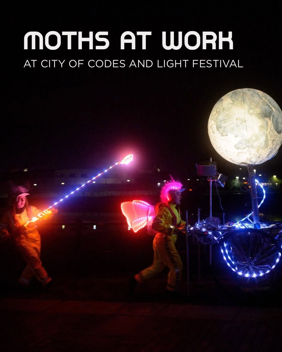 DestinationMK's tweet photo. “To the Moon…and beyond!” 🌙✨
This Saturday  - join @MKIAC for the City of Codes &amp; Light Festival - a FREE family event!

Highlights include; Pif Paf Theatre, 'Lunar Phase' projection, Community Lantern Parade, plus music, dance and poetry performances 🎤

📅 3 October 6-9.30pm https://t.co/hCXBh3vSsF