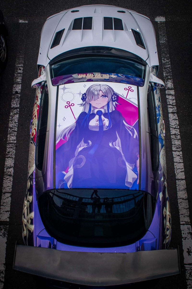tatsu_SE3P's tweet photo. やっぱ痛車っていいな
神椿で、ﾆｮﾆｮで別格の痛車作りたくて今の作ったけど、本当に自分で見てもだいぶ満足出来て良い
色替えにイラスト、裁縫とか全部自分で『ﾆｮﾆｮのマルチな活動の表現』の為にやったけど楽しかったな
まだ辞めないし常に深化し続けて椿の痛車で一番になりたいよね https://t.co/x1ZsIEvPa4