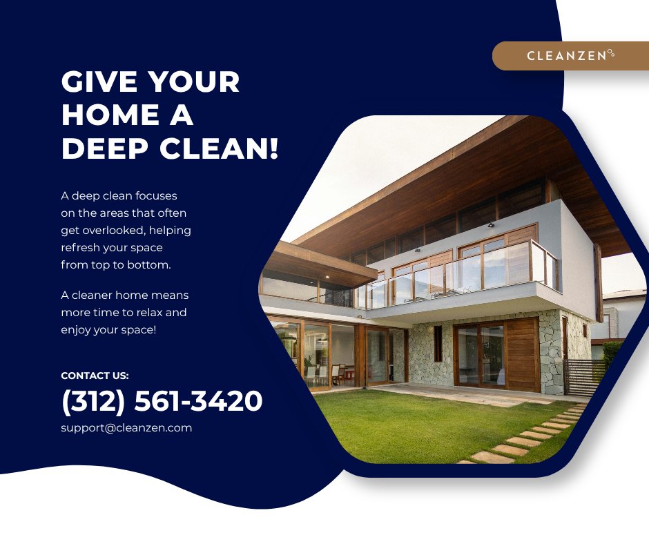 CleanzenChicago's tweet photo. β¨π‘ Give Your Home a Deep Clean! π§½
π
Ready for a deeper level of clean? Book your deep cleaning with Cleanzen Chicago today! β¨
#Home #Cleanzen #Chicago #CleanzenChicago #QuickTidyUp #DeepClean #Refresh #Relax #EnjoySpace #DeeperLevelClean https://t.co/nIz5zOwAuV
