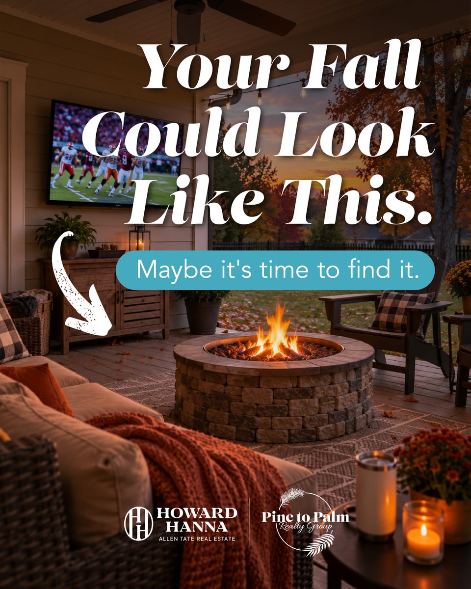 PtoPrealty's tweet photo. What does your perfect fall home look like?🍂 

Maybe it’s a cozy porch or backyard fire. If you’re ready for a home that checks all the boxes, Pine to Palm Realty can help you find it.  

https://t.co/QVQp9ohRZN | 864.293.7000 
 
#PinetoPalmRealty #SouthCarolinaRealty https://t.co/n6uLJv3IcK