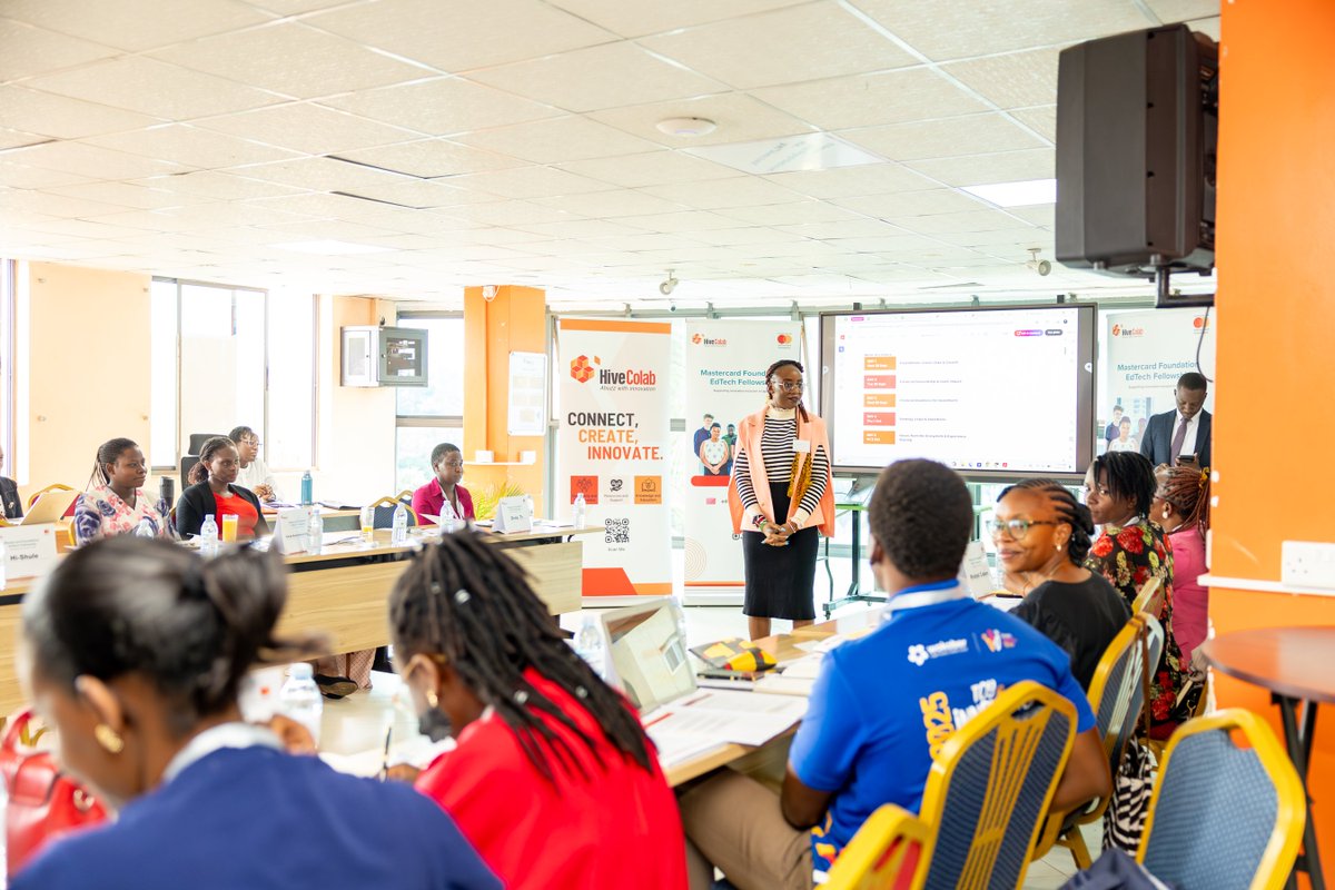 hivecolab's tweet photo. The Mastercard Foundation EdTech Fellowship Uganda, implemented by Hive Colab, is bringing together 12 Cohort 1 ventures for a week of practical learning, reflection, mentorship and peer exchange. https://t.co/EX7kT5rRd5