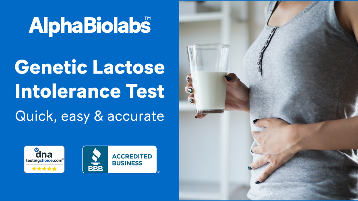AlphaBioLabs's tweet photo. @AlphaBiolabsUSA 
Discover if you have the gene for primary lactose intolerance with our simple cheek swab test.

Just $79 + free shipping. Results in 4-5 business days. Order now: https://t.co/GhVEppDHOc

#LactoseIntolerance #GeneticTesting #HealthTesting https://t.co/bIMCf8QNiP