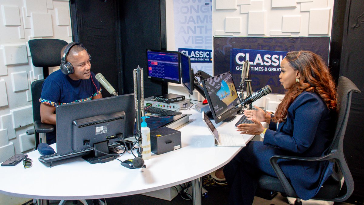 investwithSIB's tweet photo. Thank you to all who tuned in to 'The Drive show' interview on @Classic105Kenya , hosted by @MikeMondo1  where Annabel Kimani, Senior Relationship Manager, Global Markets, Standard Investment Bank, discussed 'Diversifying Your Investments.' The conversation centered on why it is important to diversify your investment portfolio, how to assess your risk appetite and how to get started on your investment journey.

We appreciate you taking the time to listen and engage with us. If you missed it, catch the full conversation through the link below: 
https://t.co/MURmhB8DSZ

#BeaMansa #Classic105 #InvestwithSIB #MikeandBrenda