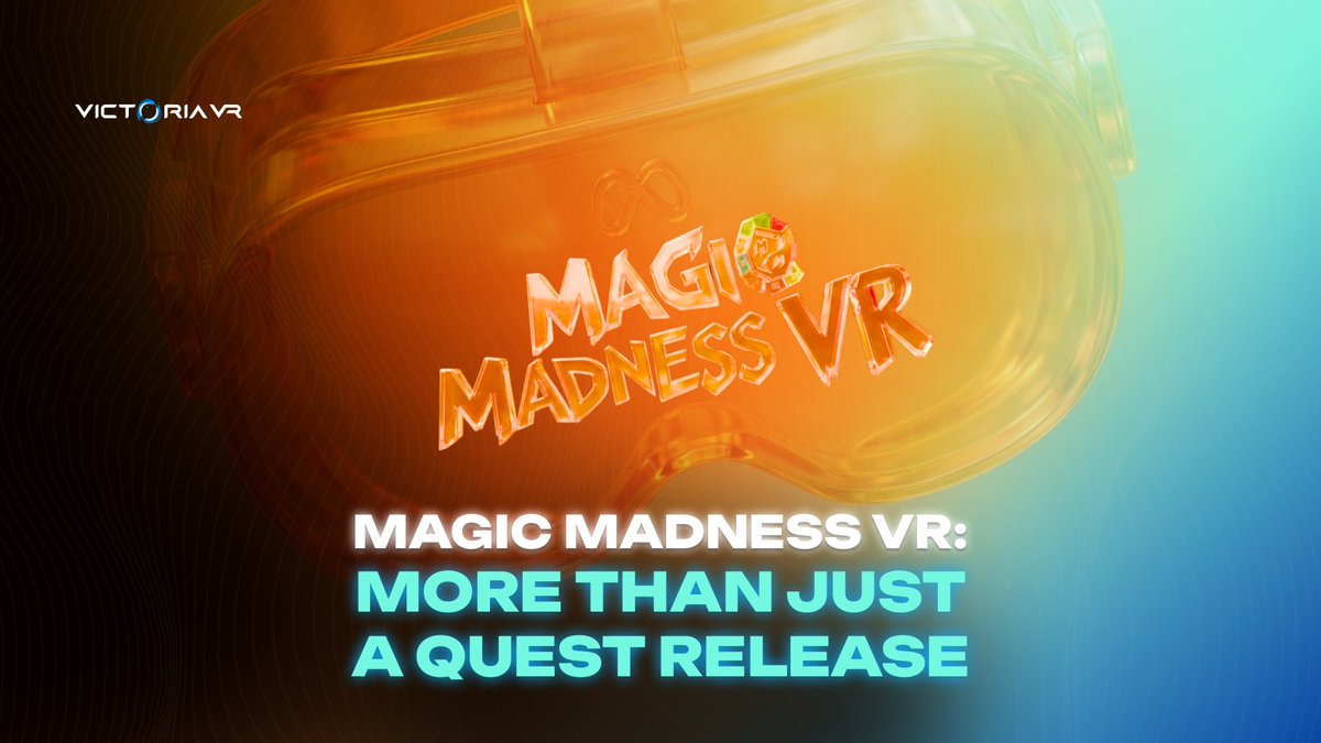 VictoriaVR's tweet photo. More than just a Quest release. 🪄

We're bringing new social features, the Spellground, redesigned interfaces and cross-platform connectivity to Magic Madness VR.

Same magic. More ways to play. https://t.co/EBR7N10CEq