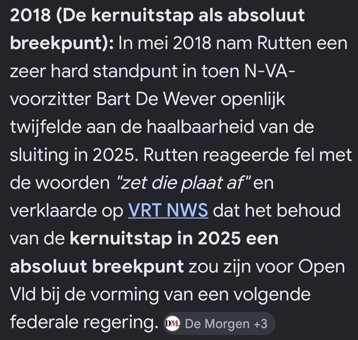 PhilippePissens's tweet photo. Over de klimaatzaak weten we één ding zeker.
#Rutten wou onder geen enkel beding de propere kerncentrales langer openhouden dan 2025.
Breekpunt in de discussie met #BartDeWever.
Vuile gascentrales moesten wel nog kunnen.
Laten we ons geheugen even opfrissen. https://t.co/dvTE1eWNpn