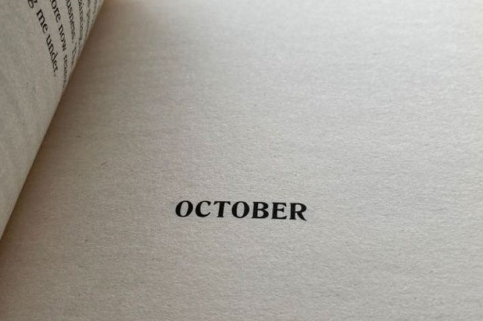 RajS011's tweet photo. October is calling. fewer distractions, bigger goals, stronger discipline, more patience with good health . 
finish the year differently. https://t.co/l3kFyKLOXJ