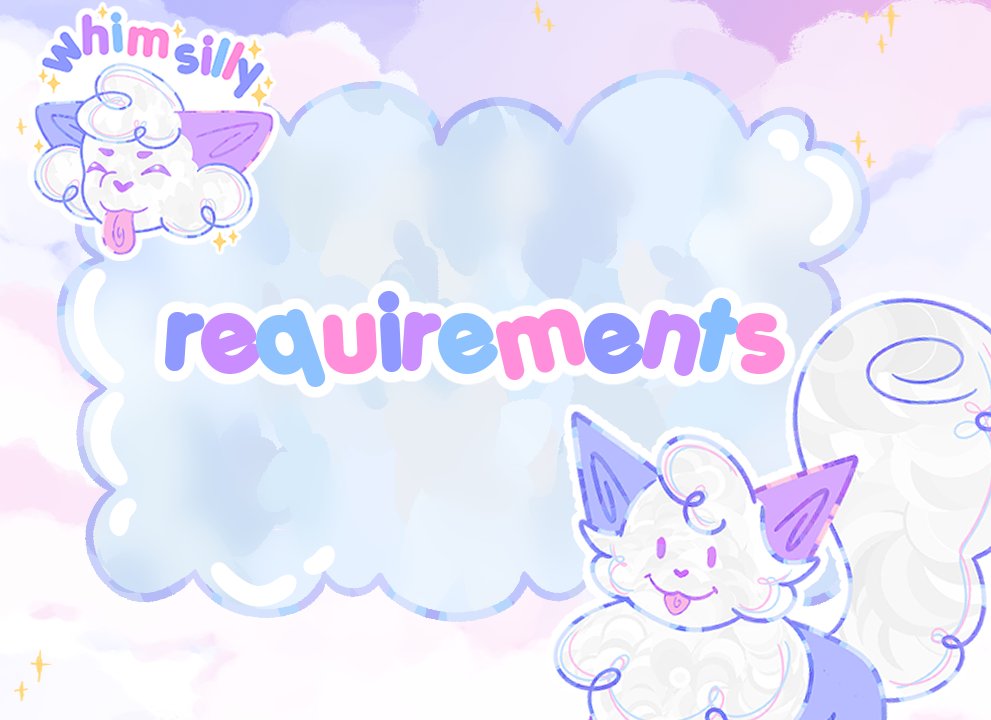 whimsillies's tweet photo. Applications are opening in THREE DAYS so here are the requirements needed for our application process!✨

☁️Requirements☁️
- UK/Europe based
- Must use Discord
- Over 18
- Charity Participation
- Must be creating atleast ONE type of Content
- No Ai

#whimsilly #whimsillies https://t.co/0mRXAhIpGq