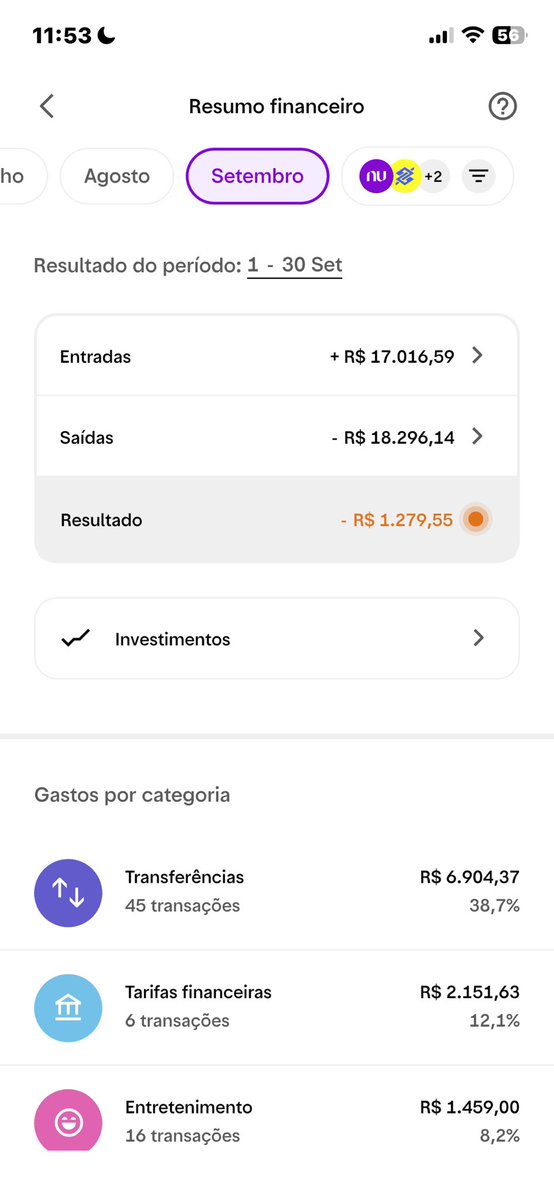 ninagmsl's tweet photo. Olhando meus gastos de setembro, cheguei a conclusão que preciso ter mais 4 empregos que 1 só, não tá rendendo 🤡🤡 https://t.co/QHbgd3ZJi0