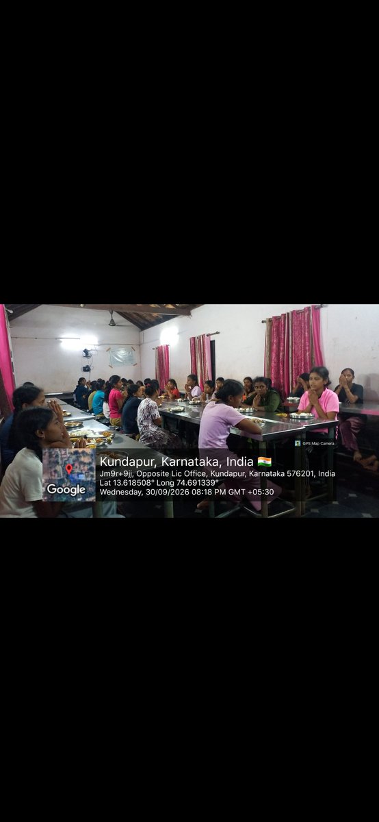 premetricgk's tweet photo. Pre metric girls hostel kundapur 
30.9.26
Dinner 
#SocialAudit_SWDMeals 
#SocialWelfare_Karntaka
@sw_udupi https://t.co/FQmHE9smZS