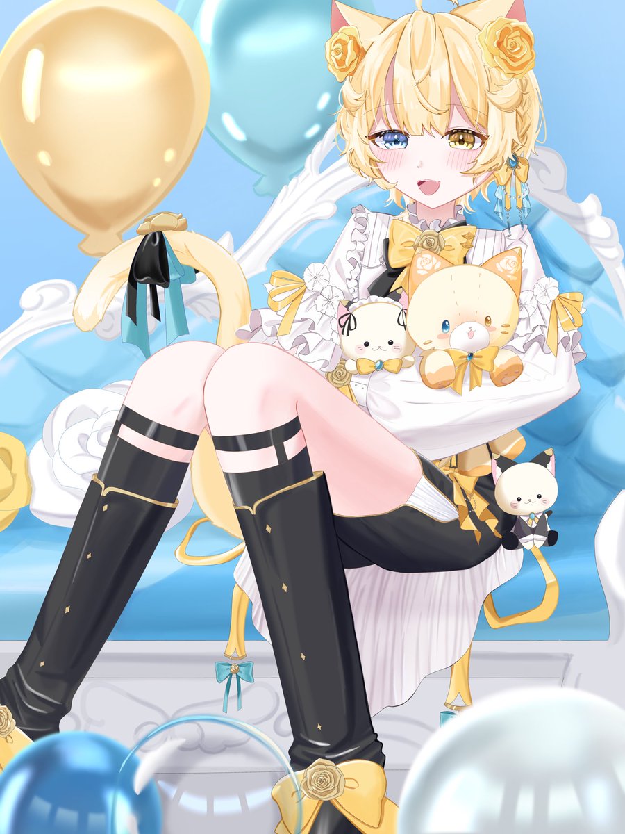 illust_iceneco's tweet photo. 1周年おめでとうございます🎉🐱
 #猫乃にゃた1周年 
#祝reBON1期生1周年
 #にゃたぁーと https://t.co/9FAcR9NSBK