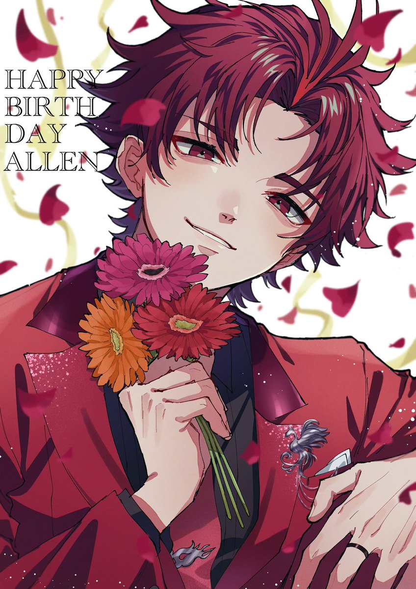 Unauna__gyu's tweet photo. お誕生日おめでとう🐦‍🔥🔺素敵な一年になりますように
 #朱雀野アレン誕生祭2026 https://t.co/IW9Om6EgR9