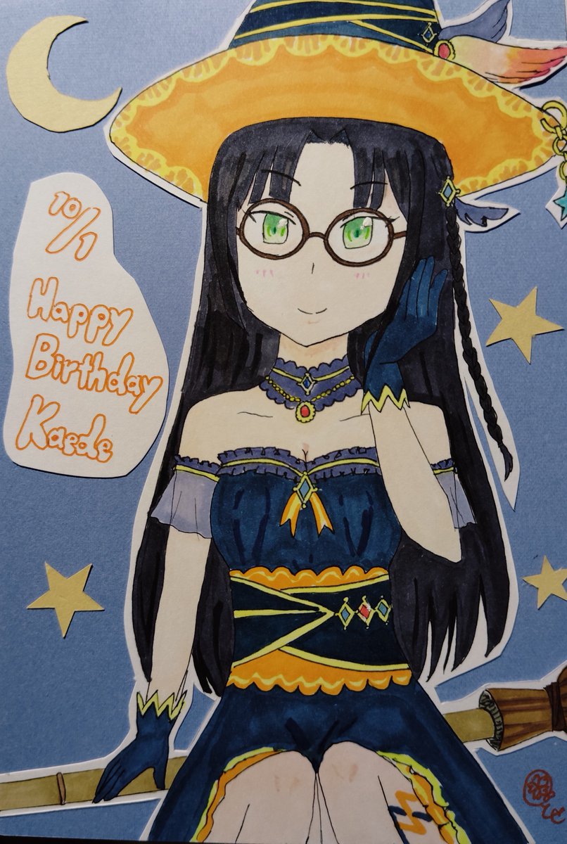 OkaTose's tweet photo. 🎉Happy Birthday、楓さん‼️🎂
今年は公式のハロウィンスタイルでお祝いです😊
#オンゲキ
#ongeki_art
#九條楓生誕祭2026
#九條楓誕生祭2026 https://t.co/RiGKCp8TKQ