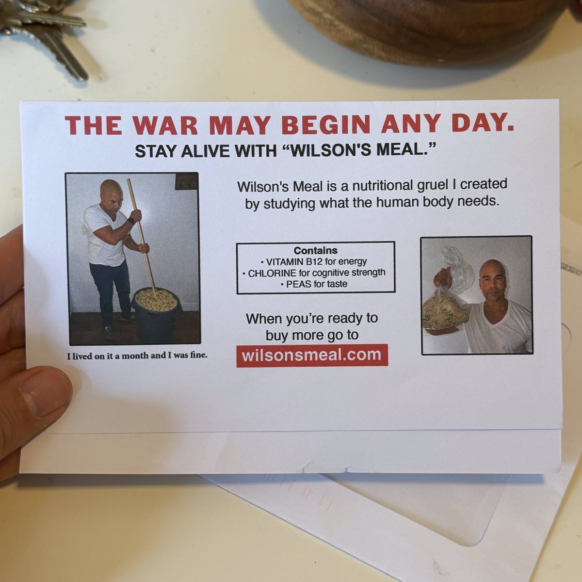 truewagner's tweet photo. According to my mail a conflict is approaching. https://t.co/ahggjHw9LF