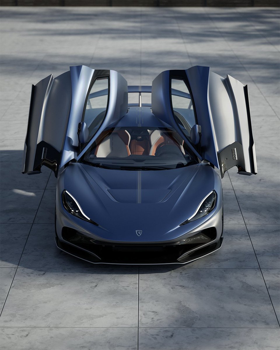 AutomobiliRimac's tweet photo. Satin Teal Blue. Titanium Silver. Dark Coffee leather. This is Founder's Edition.

#Rimac #FoundersEdition #NeveraR
__
Rimac Nevera R: WLTP: electricity consumption, combined 28.5 kWh/100km; CO2 emissions: combined in g/km: 0 https://t.co/z1dNUi9tqx
