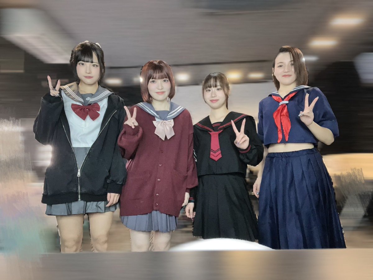 lagnasekai's tweet photo. 「HIMO.Cos Vol.8」
ご来場いただきありがとうございました！👧🏻

ﾗｸﾞﾆｬﾝｽﾞの制服姿いかがでしたか👀
次回のコスプレイベントもお楽しみに！🌐☝🏻

次回のライブは明後日‼️
.sendaiのプレオープンイベントに出演いたします🎤引き続きたくさんのご来場お待ちしております💨 https://t.co/KufEbumKjT
