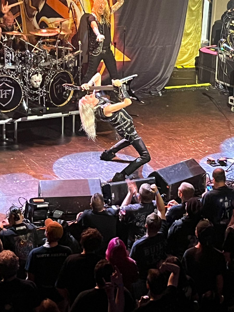 HammerFall's tweet photo. Templars of Denver! 🔨🔥
THANK YOU! What a night! You brought the heat and made this one truly unforgettable.
Until we meet again, keep the hammers high! ⚒️🔥

#HammerFall https://t.co/NtGqdJRhBS