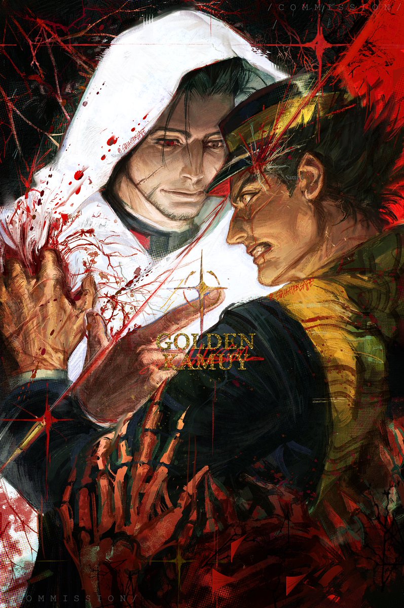 slaughtersafe's tweet photo. #尾杉 #Goldenkamuy 

We’ll be in hell together after all https://t.co/zbsR16wv7C