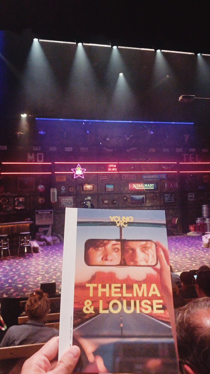 FirstNightMag's tweet photo. Today, we're back to the @youngvictheatre for a performance of 'Thelma &amp; Louise'. Stay tuned for our upcoming review! https://t.co/ncuxR0Nkjo