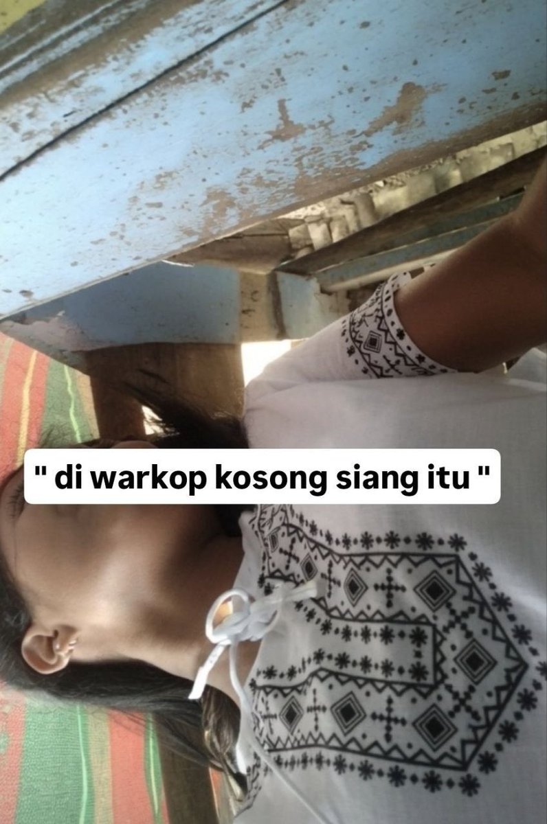 Paulinalinaaa's tweet photo. Di warung mumpung sepi 

https://t.co/CKeI9yDnBY https://t.co/HaJGBu2U80