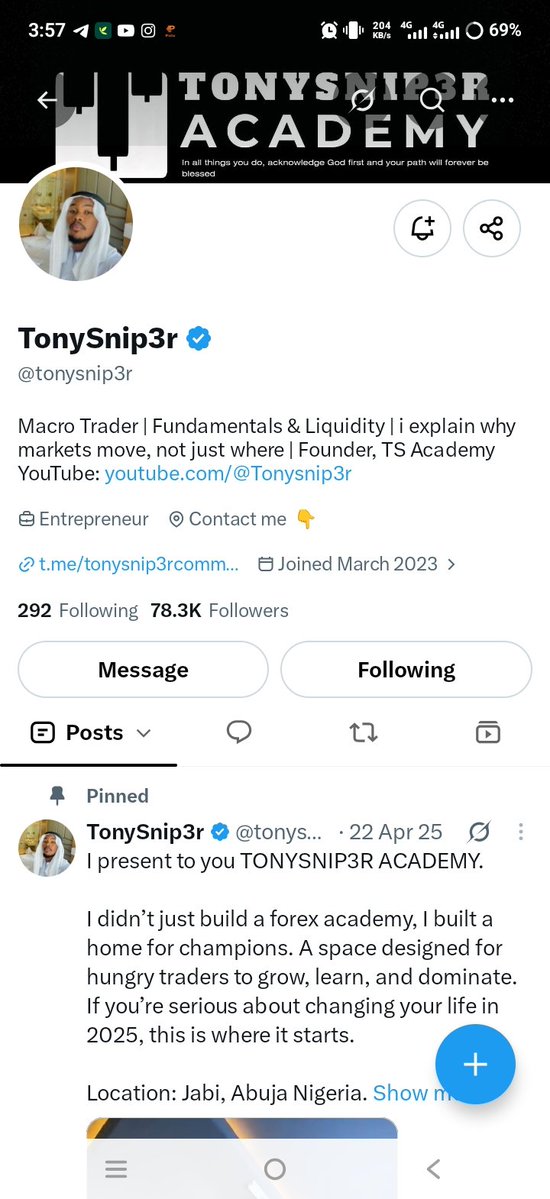 OLOJOSUNDAY63's tweet photo. @tonysnip3r @ShashtradesGC Always active.. https://t.co/lcx8tDGQXZ