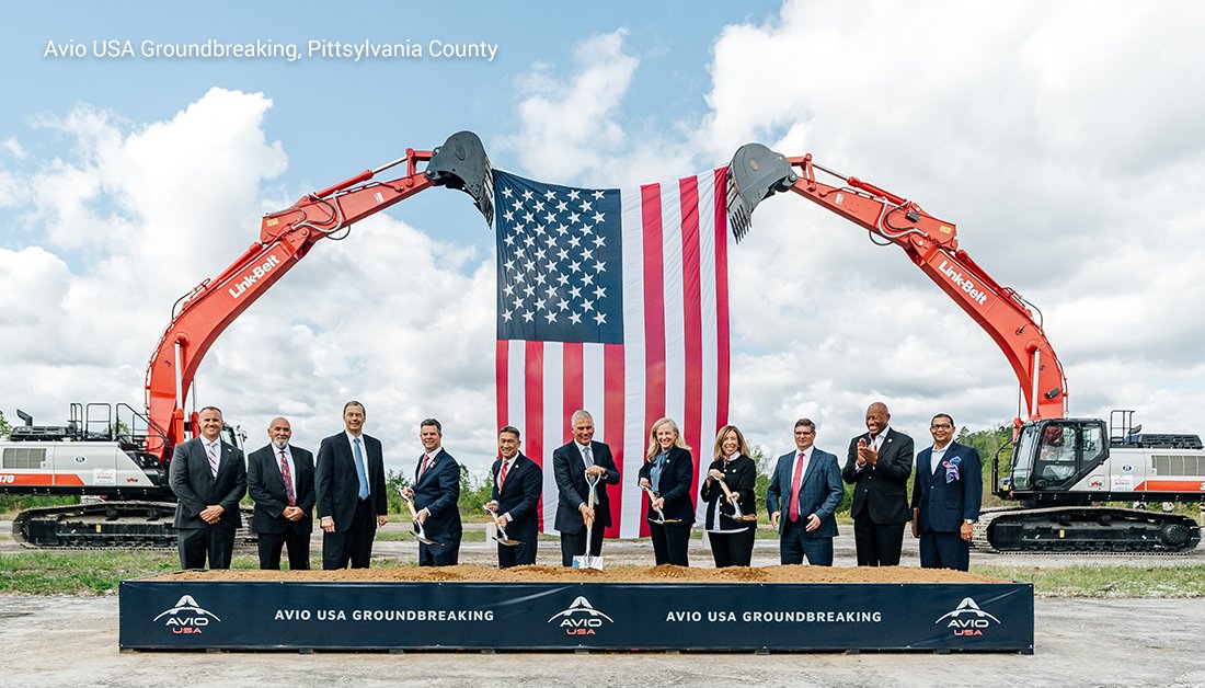 VEDPVirginia's tweet photo. .@Avio_Group broke ground on its new advanced manufacturing facility in @pittsylvaniava — investing over $500 million and creating over 1,000 jobs, launching one of the largest economic development projects in Southern Virginia's history. @SoVaRegion @danvilleva_edo https://t.co/bzs7zpTF8z