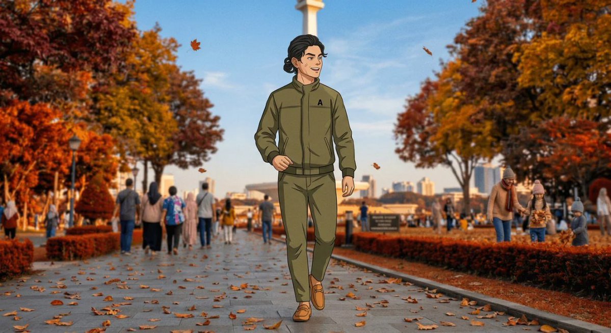 liburterus7's tweet photo. Kael #2886 Berkeliling dan jalan jalan 🇮🇩
Batik on, standing at Monas
city behind him, roots in front
You can take him out of the field
but Indonesia never leaves him ∆
@ContrariansNFT @TheIvyNFT @Frontier_DAO @VictionID
#FrontierCreative #ContrariansNFT #IndonesianPride https://t.co/1hasubJvWs
