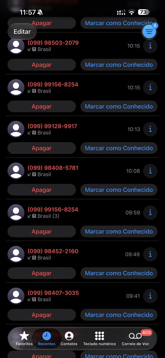 saleselton's tweet photo. Desde 8h da manhã já recebi 30 ligações de números desconhecidos. @TIMBrasil está sério isso. https://t.co/GZwRdbzPKM