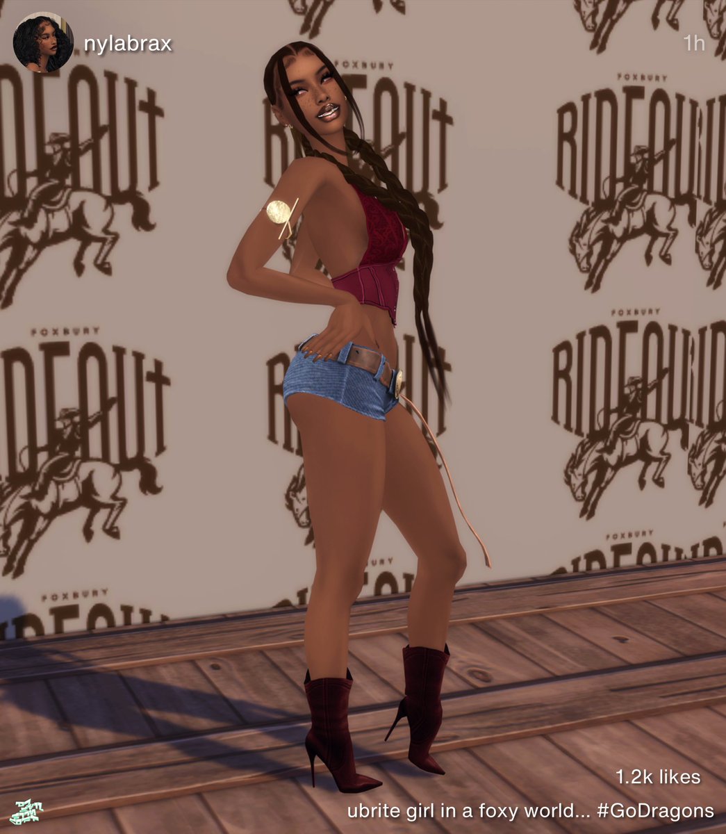 djevilsimcorp's tweet photo. yee haw🐴🤠 #TheSims4 https://t.co/N6SJfFeM0M