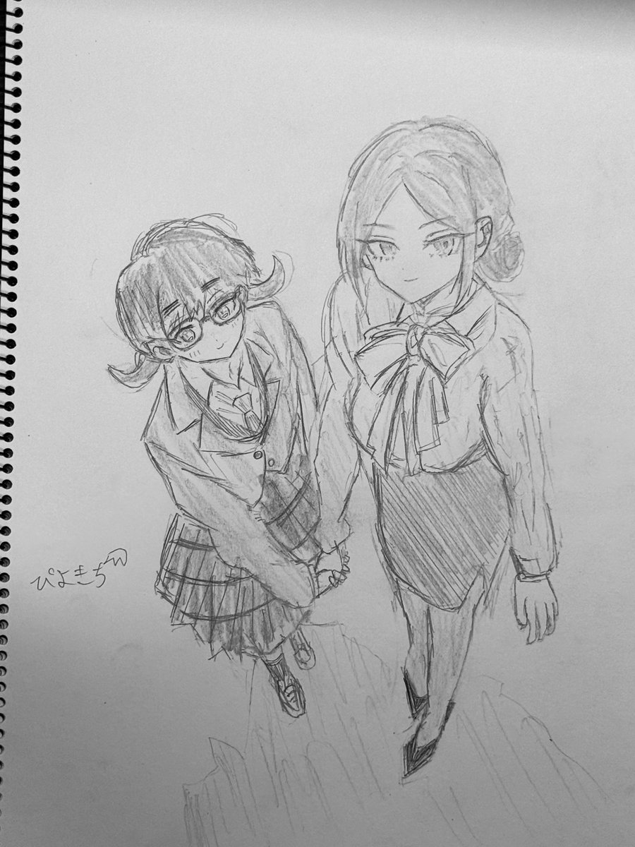 piyokiti_hiyoko's tweet photo. 規律遵守組
誕生日おめでとう!!!!
 #100カノファンアート 
  #100カノFA 
 #守北季鞠生誕祭2026 
 #伊院知与生誕祭2026 https://t.co/vEKkPGzFJ5