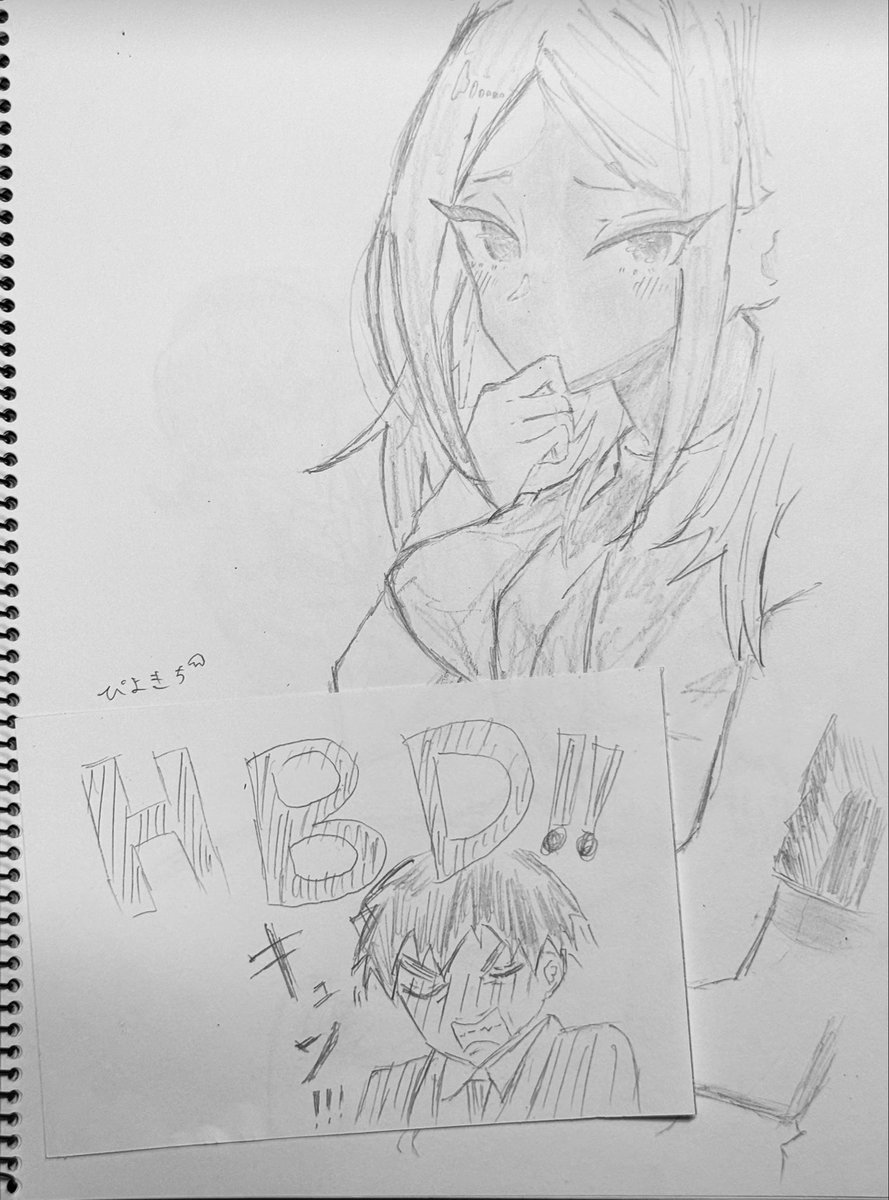 piyokiti_hiyoko's tweet photo. 規律遵守組
誕生日おめでとう!!!!
 #100カノファンアート 
  #100カノFA 
 #守北季鞠生誕祭2026 
 #伊院知与生誕祭2026 https://t.co/vEKkPGzFJ5