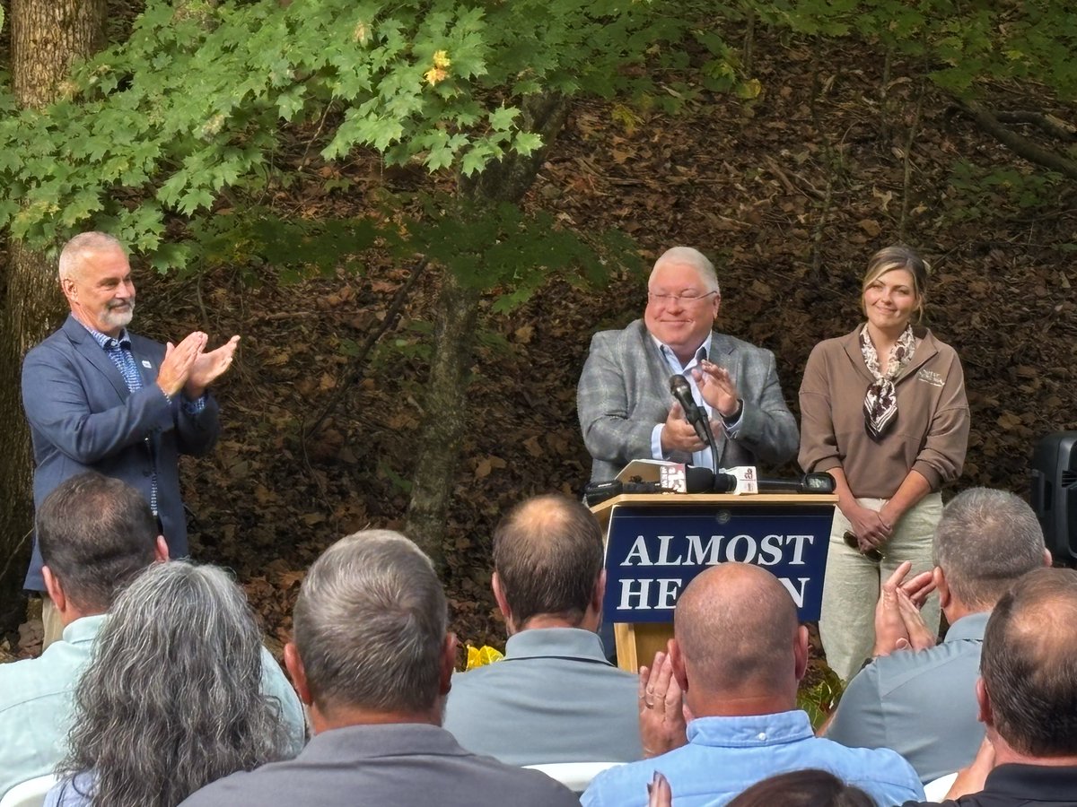 wvgovernor's tweet photo. Governor Morrisey announces approximately $19.725 million in investments to modernize, repair, and expand facilities across West Virginia’s state parks, forests, and outdoor recreation areas.

“West Virginia’s tourism industry is reaching new heights, and our state parks and forests are a big part of that success,” said Governor Morrisey. “We’re going to keep investing in the places that bring people here, support our local businesses, and show the rest of the country what makes West Virginia so special.”

https://t.co/4tnDaSequz
