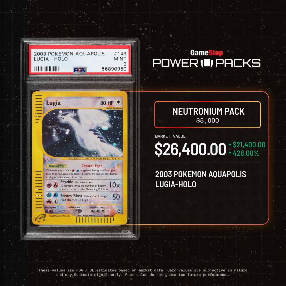 powerpacks's tweet photo. Just pulled.

A 2003 Lugia Holo from a Neutronium Pack. https://t.co/9l1mB175x7