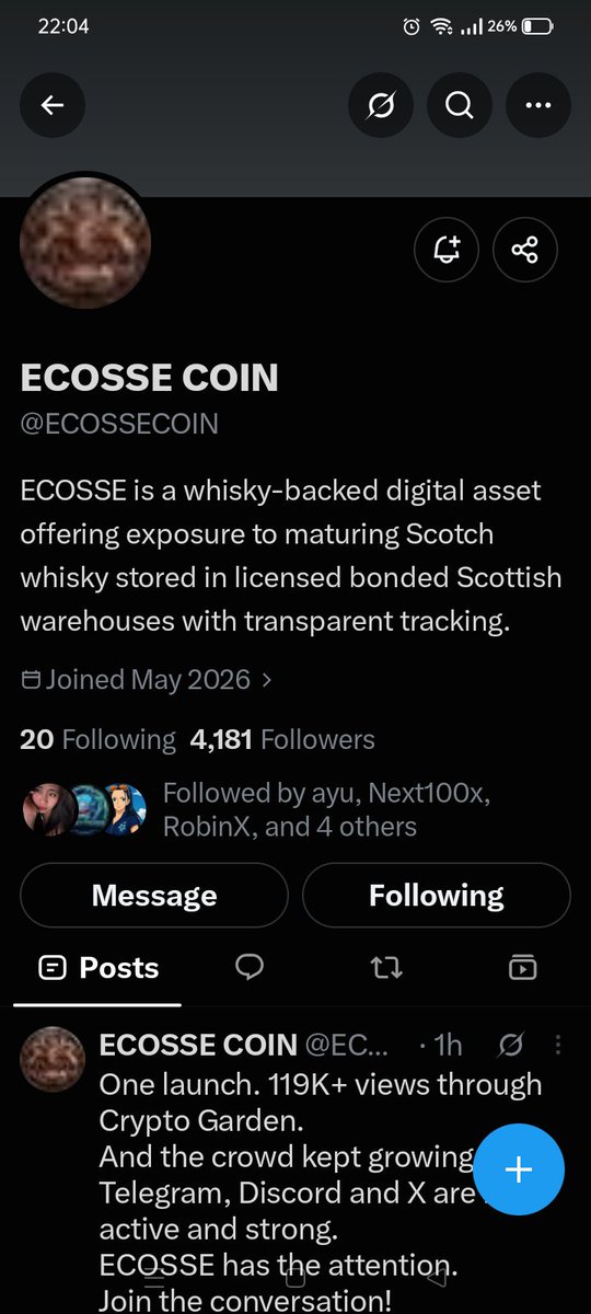7IOIL7's tweet photo. @itsgayri @ECOSSECOIN Done
Hope https://t.co/1snRtqNrj6