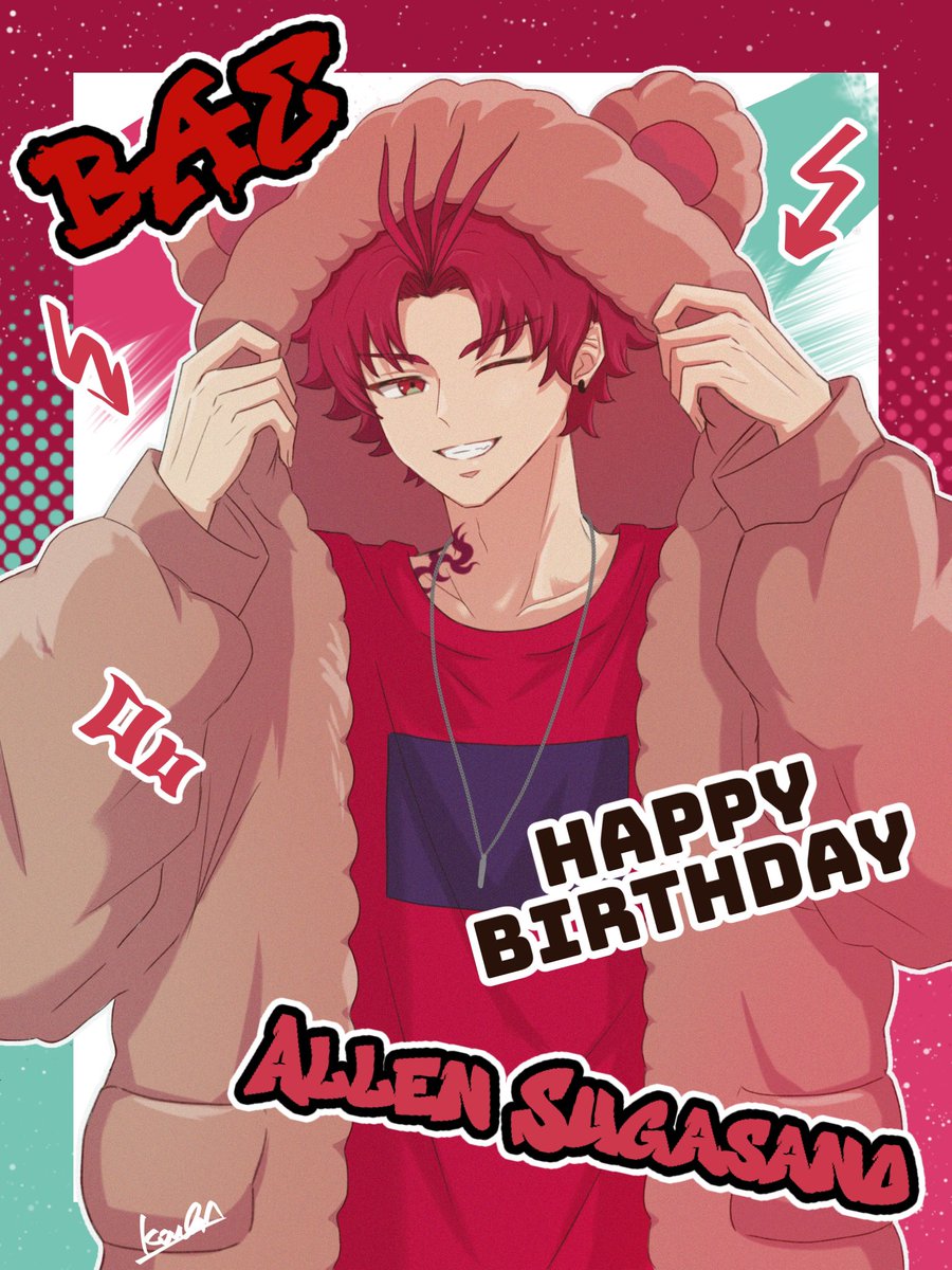 KouGA_tiger's tweet photo. #朱雀野アレン誕生祭2026 
アレン誕生日おめでとうー！！！🔥
これからも応援するぞー！！！👊 https://t.co/5JfmA2y70C