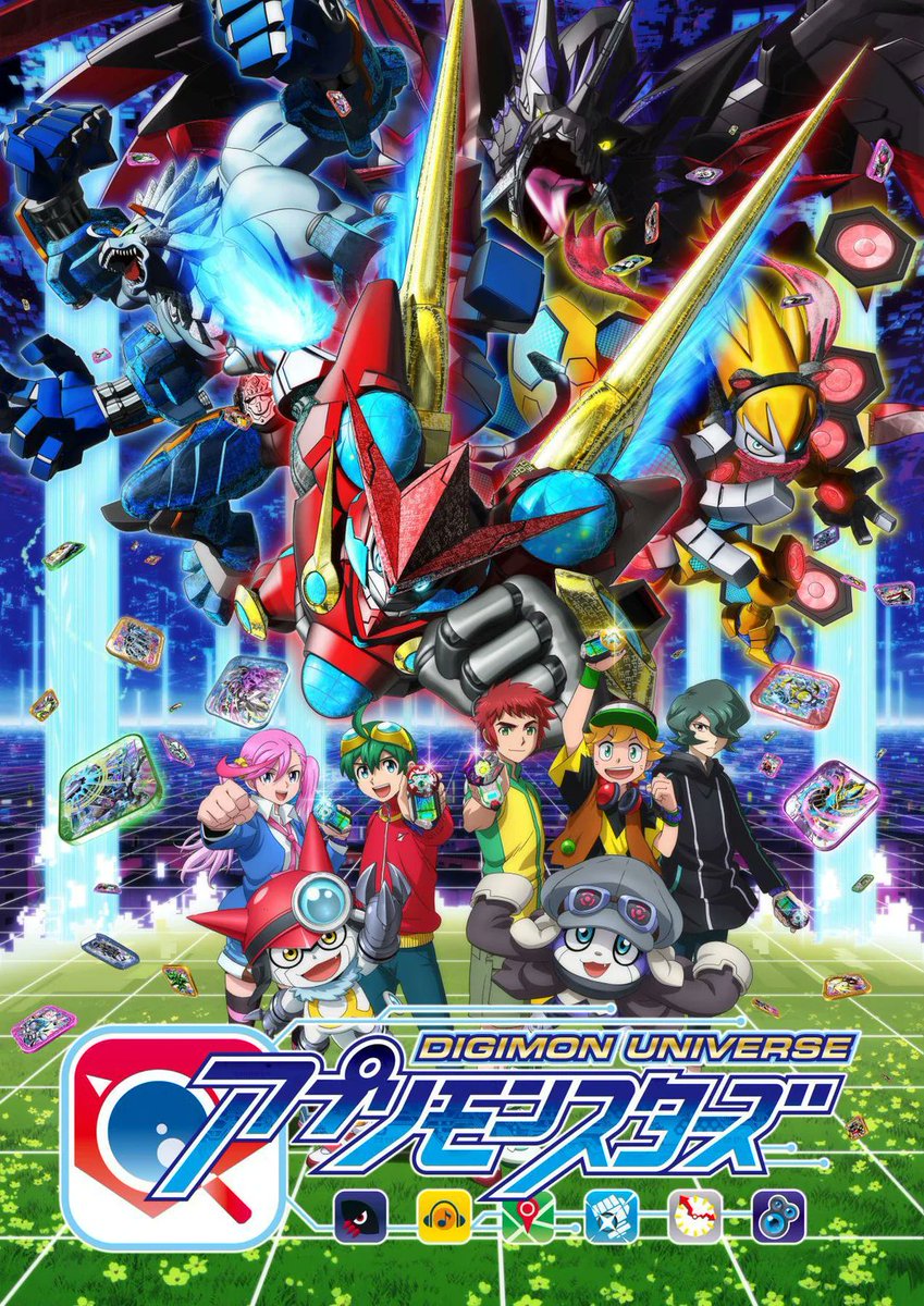 rai_darkness's tweet photo. It's October 1 in Japan!
 
Happy 10th Anniversary to Digimon Universe Appli Monsters, or Appmon!! 

A great series full of kindness that I love so much and means a lot to me...!

I hope everyone can give it a chance too and enjoy it!  
❤️💙💛🖤💚 #Appmon #アプモン #デジモン https://t.co/t3gnm0WHTG