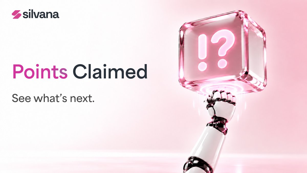 silvana_book's tweet photo. Points Claim is complete ✅

Season 15 will be paused while we prepare a major platform update and the next chapter for Silvana.

The platform and Earn Hub continue to evolve. More markets are coming, and your points still matter.

See what’s next 👀

https://t.co/qraVmWHWSb https://t.co/LUL2bOWdSw