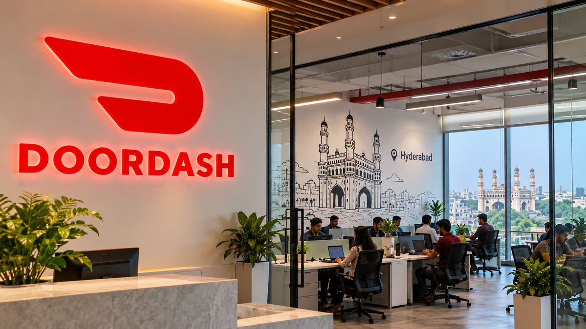IndianTechGuide's tweet photo. 🚨 US-based DoorDash opened its first office in India in Hyderabad and plans to hire 3,000 employees. https://t.co/Cv1NvsIphO
