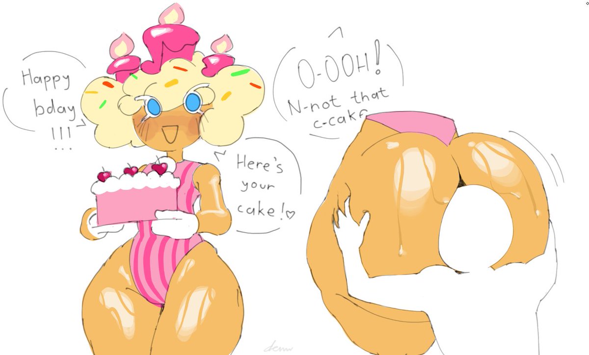 dewwdraws's tweet photo. Birthday cake cookie's cake 😌🎂
(wip!)
#cookierunnsfw #rule34 #nsfw https://t.co/IzWVMQAqYG