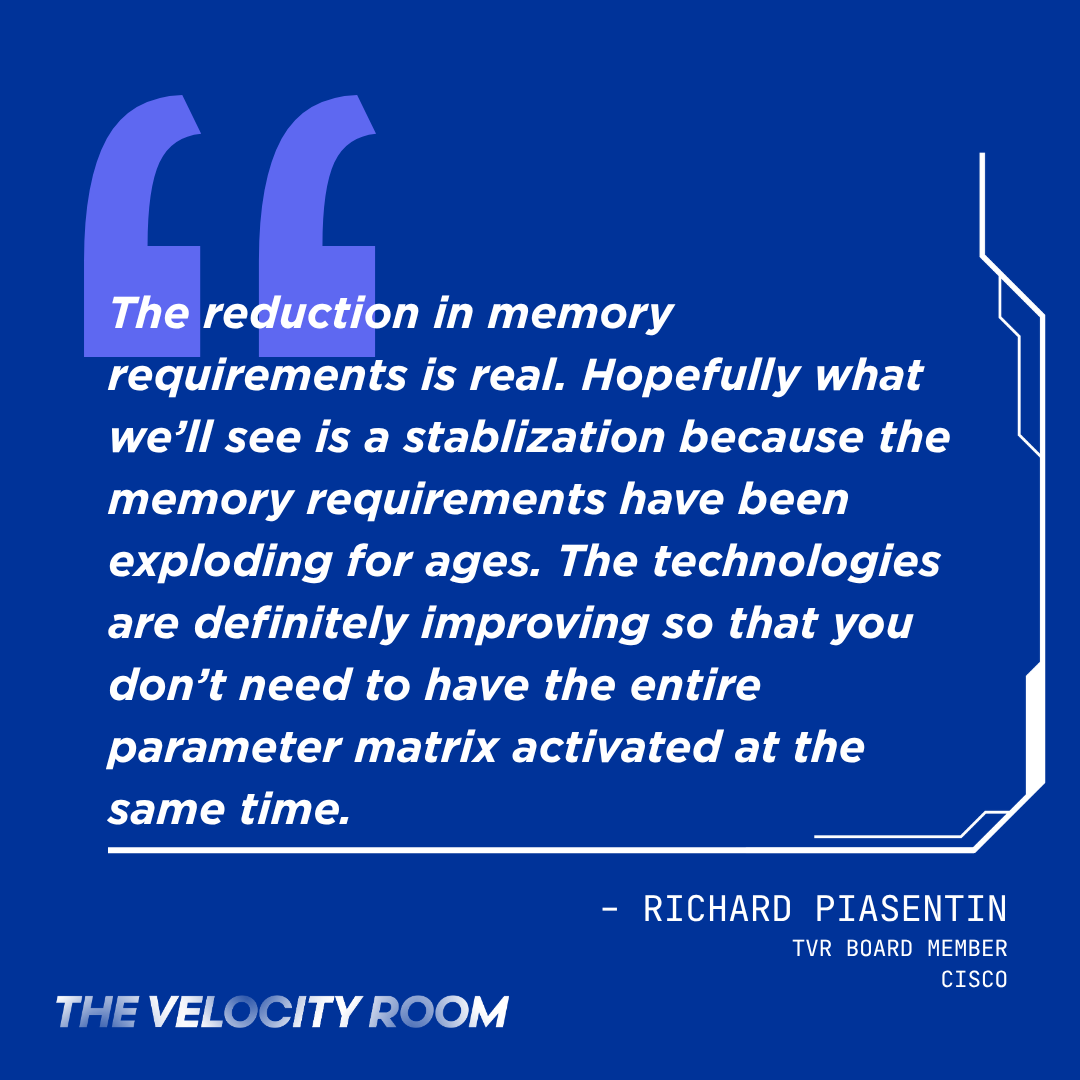 thevelocityroom's tweet photo. Should your team build your AI infrastructure around today's memory constraints or bet that they'll ease in a couple of years? https://t.co/S2LzQSj4ki https://t.co/7lUFpa7f8F
