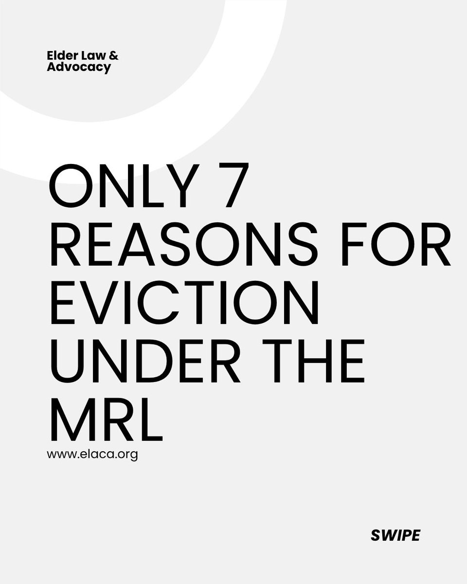 ElderLawAdvo's tweet photo. For mobilehome homeowners who rent their space, California’s Mobilehome Residency Law (MRL) provides specific protections when it comes to terminating a tenancy.

Need legal assistance? Elder Law &amp; Advocacy may be able to help.

858-565-1392
https://t.co/pZ71XNect1   
#mobilehome https://t.co/mrvOPTYugR