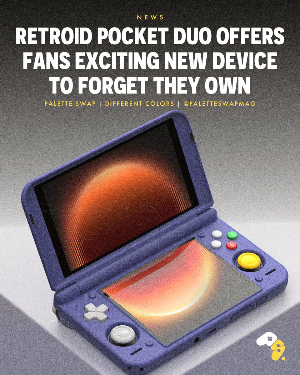 PaletteSwapMag's tweet photo. The new Retroid device is presenting enthusiasts with an inventive way to load ROMs and scroll through menus. https://t.co/OK8l0ley86
