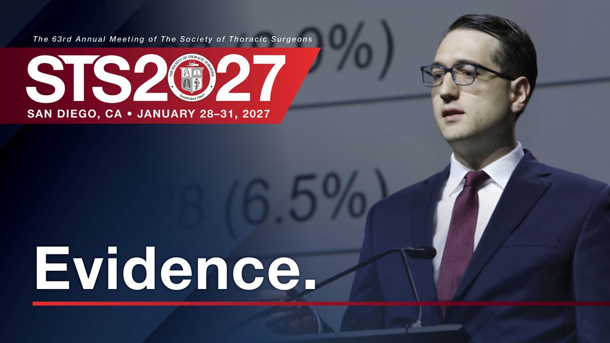 STS_CTsurgery's tweet photo. Practice-changing science, hands-on learning, and collaboration with #CTsurgery professionals from around the world await you at #STS2027 in San Diego. Register by Nov. 2 for the lowest rates! https://t.co/VH962zrcec

 🗓️ Schedule at a glance: https://t.co/iAriWI055Y https://t.co/cFrUITKViJ
