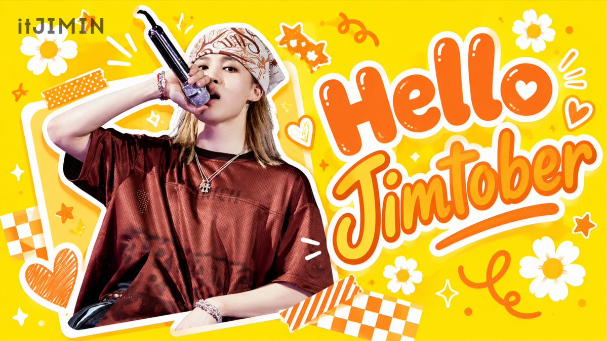 itJIMINvote's tweet photo. 💛 HELLO JIMTOBER 💛

드디어 지민의 달, 10월이 시작되었습니다! 🎉

지민을 향한 사랑과 축하로 가득할 10월! 💛
아래 해시태그와 함께 짐토버의 시작을 축하해 주세요! 🐥✨

#HelloJimtober
#짐토버시작
#디스이즈_짐토버 https://t.co/xNJI7Uma20