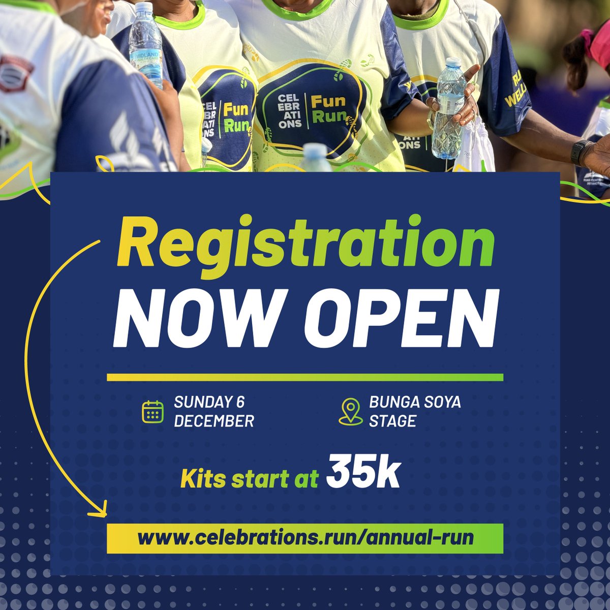 celebrationsrun's tweet photo. Registration is OPEN! Secure your spot. Be part of the movement to beat diabetes.
Register via - https://t.co/MeD2EXPR3q 
#celebrations #beatdiabetes https://t.co/KzAQ0qc2I2