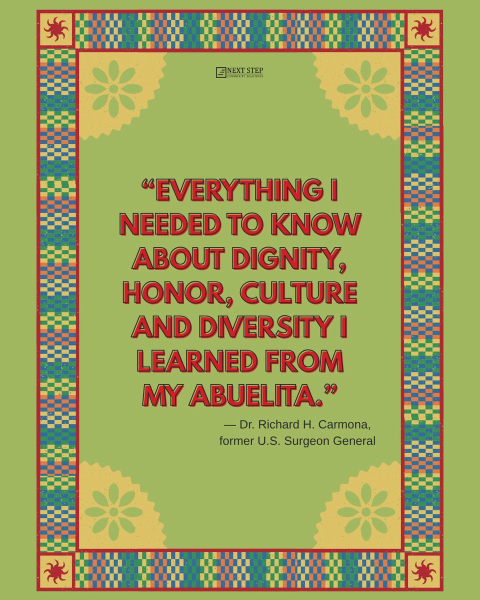 NextStepTX's tweet photo. Feeling connected, supported, and understood is an important part of mental well-being, and the wisdom and values passed down through generations can help young people build a strong sense of identity and belonging!

#youthmentalhealth #hispanicheritagemonth https://t.co/orFjmUZ0M8